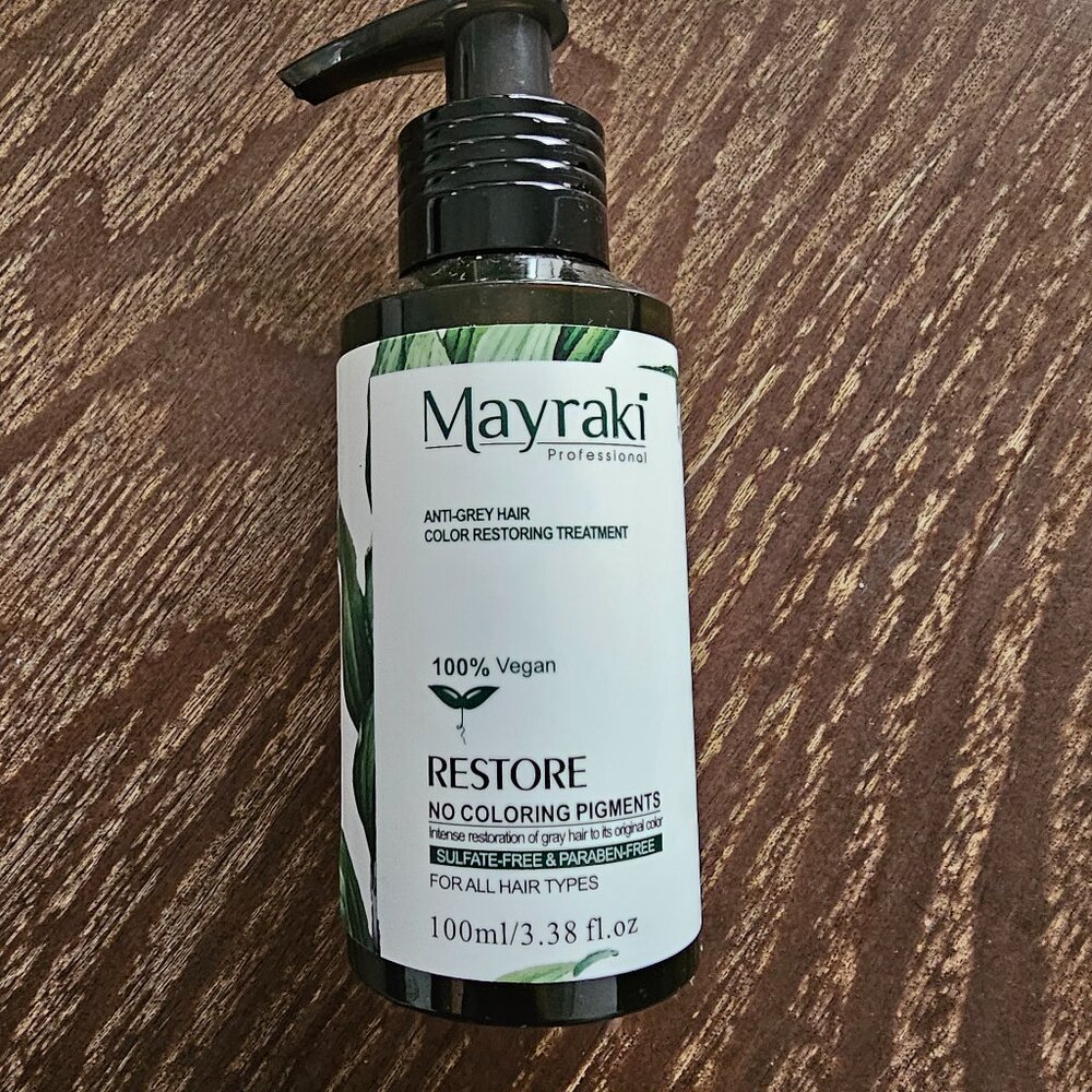 MAYRAKI PROFESSIONAL - ANTI-GREY HAIR RESTORING TREATMENT - BRAND NEW - USED ONC